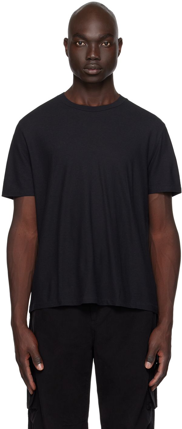 Shop Our Legacy Black Hover T-shirt In Black Dry Crepe