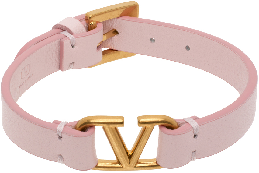 Pink VLogo Signature Bracelet