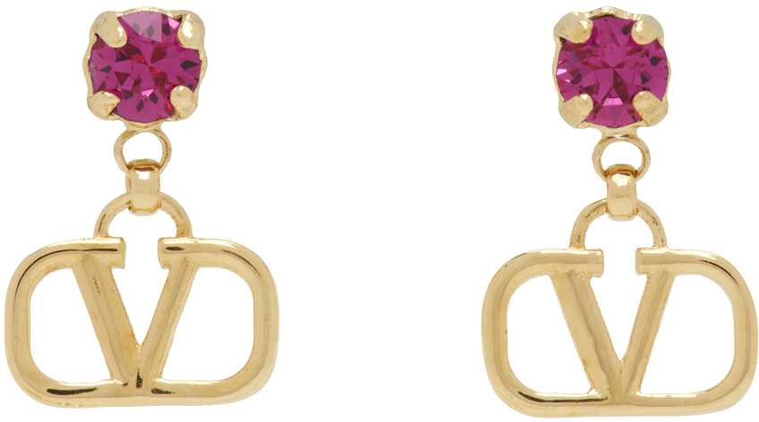 Valentino pink discount earrings