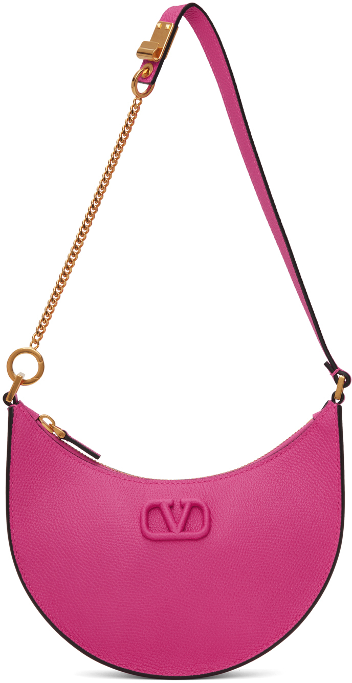 Valentino Garavani Pink Mini Vlogo Bag In Uwt Pink Pp