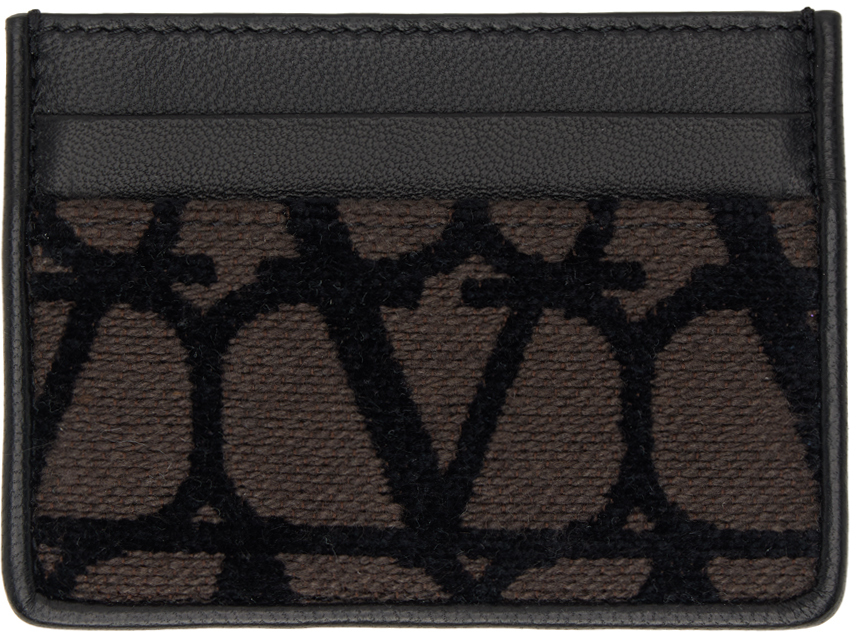 Buy BOSS Monogrammed Money-Clip Card Holder Wallet, Black Color Men