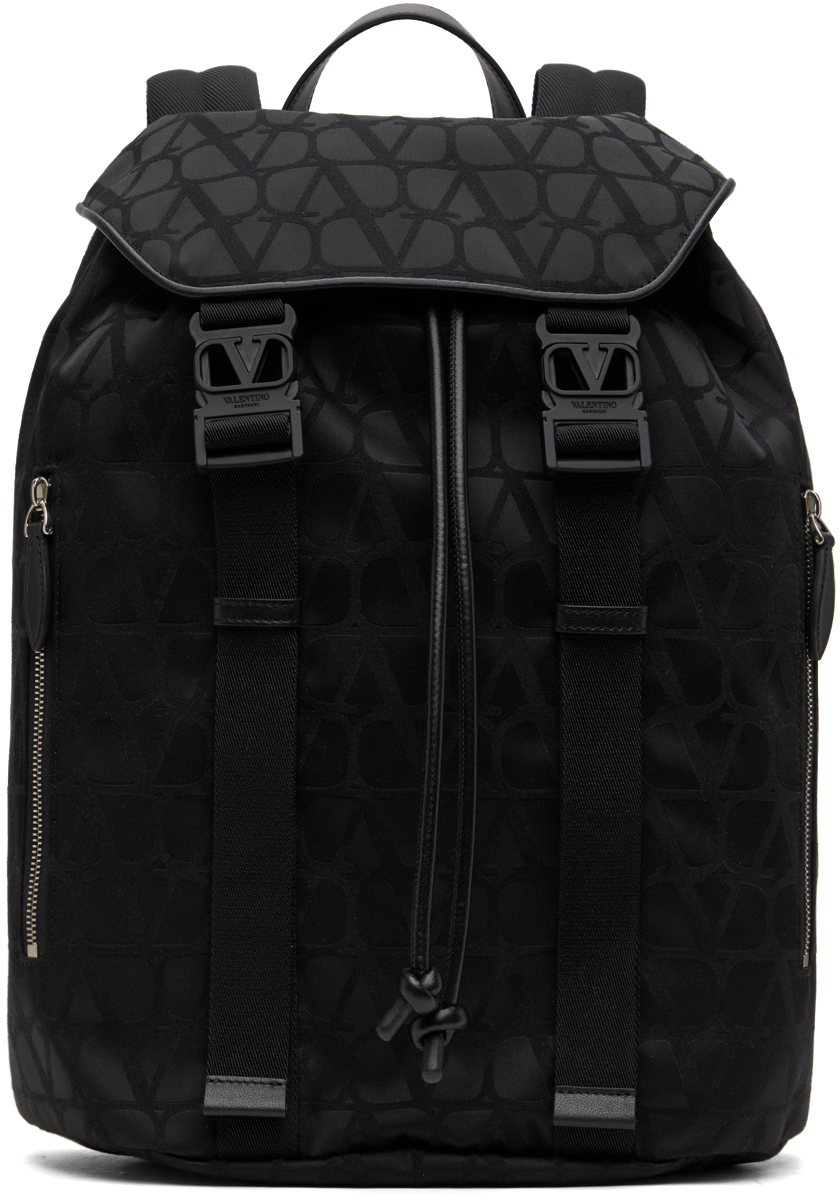 GUCCI Classic GG Monogram Medium Velvet Backpack Dark Blue 574923