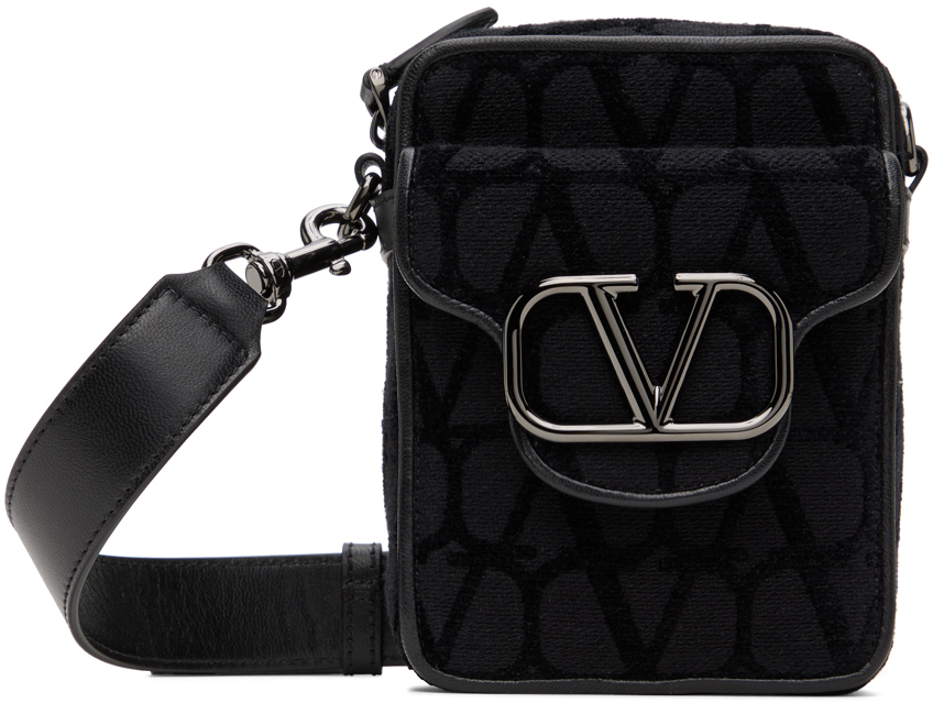 Valentino Handbags men's shoulder bag color black model Sky article VBS43410