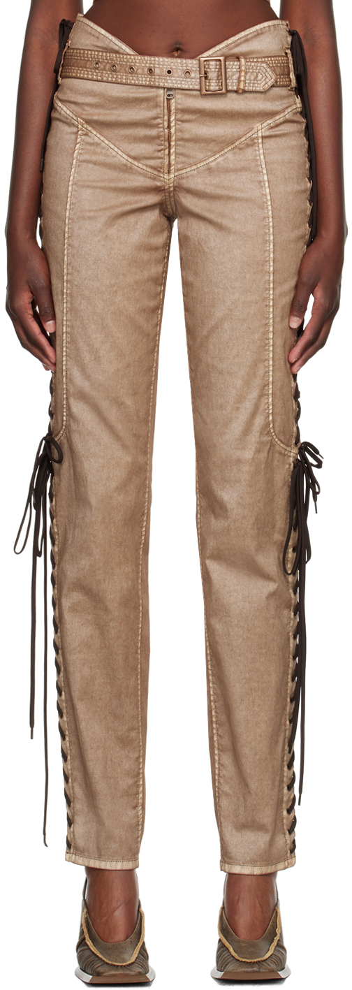 Brown KNWLS Edition Trousers
