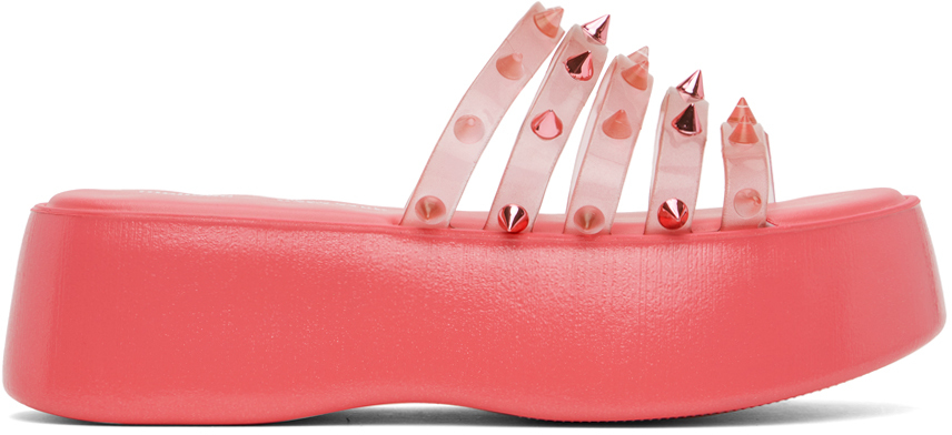 Pink Melissa Edition 'The Becky Punk Love' Slides