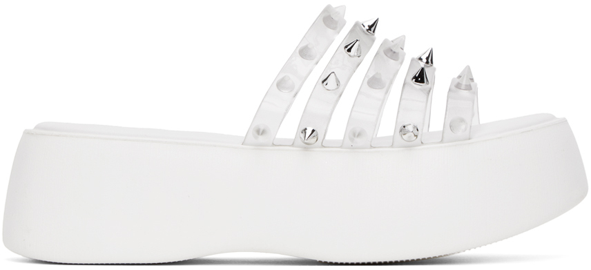 White Melissa Edition Becky Punk Love Sandals