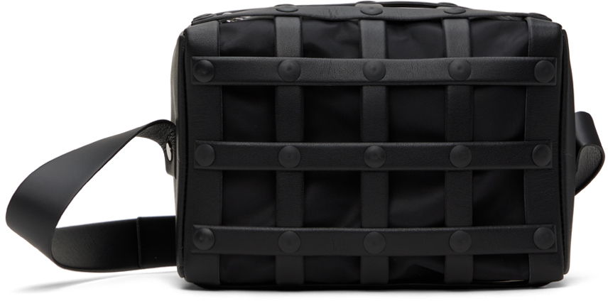 Black 'Spiral Grid' shoulder bag Issey Miyake Pleats Please - Vitkac KR