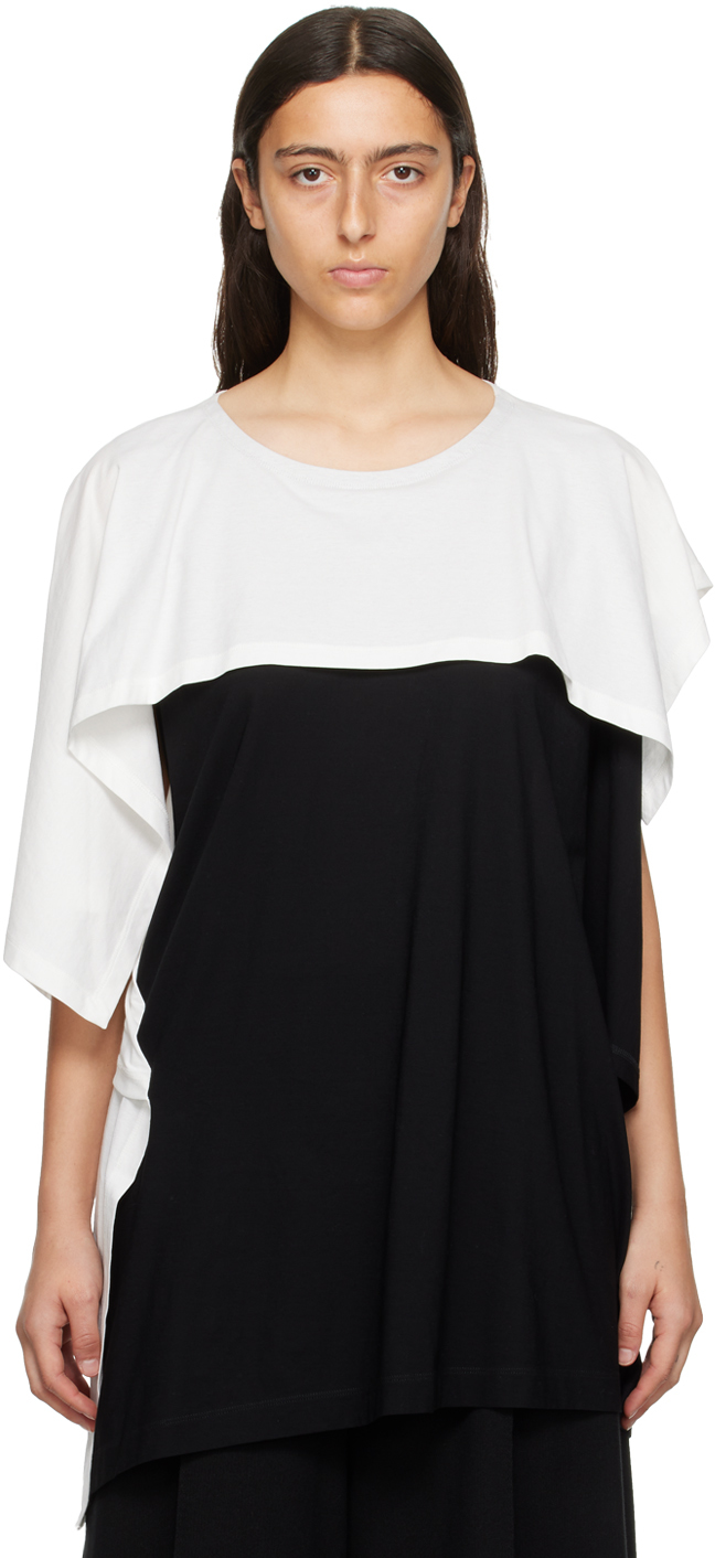 White & Black Square One T-Shirt