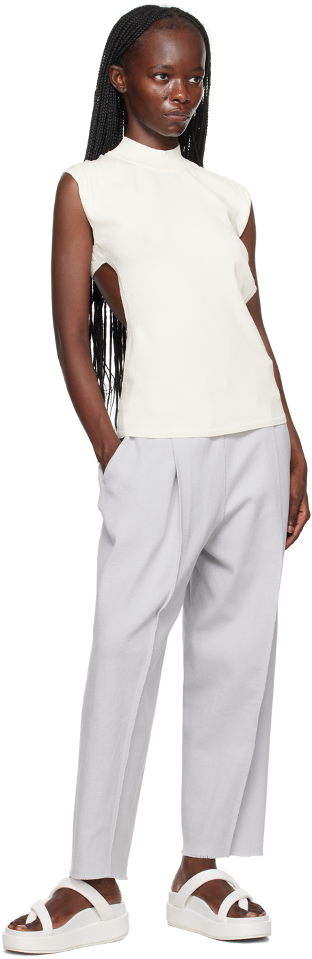 Issey Miyake Off-white Mellow Camisole In 02-off-white