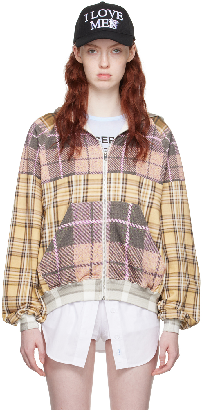Praying Ssense Exclusive Multicolor Hoodie In Mix Plaid