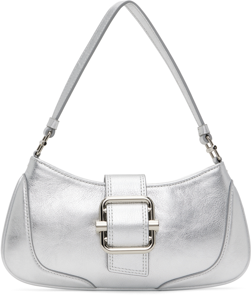 Shop Osoi Silver Small Brocle Shoulder Bag