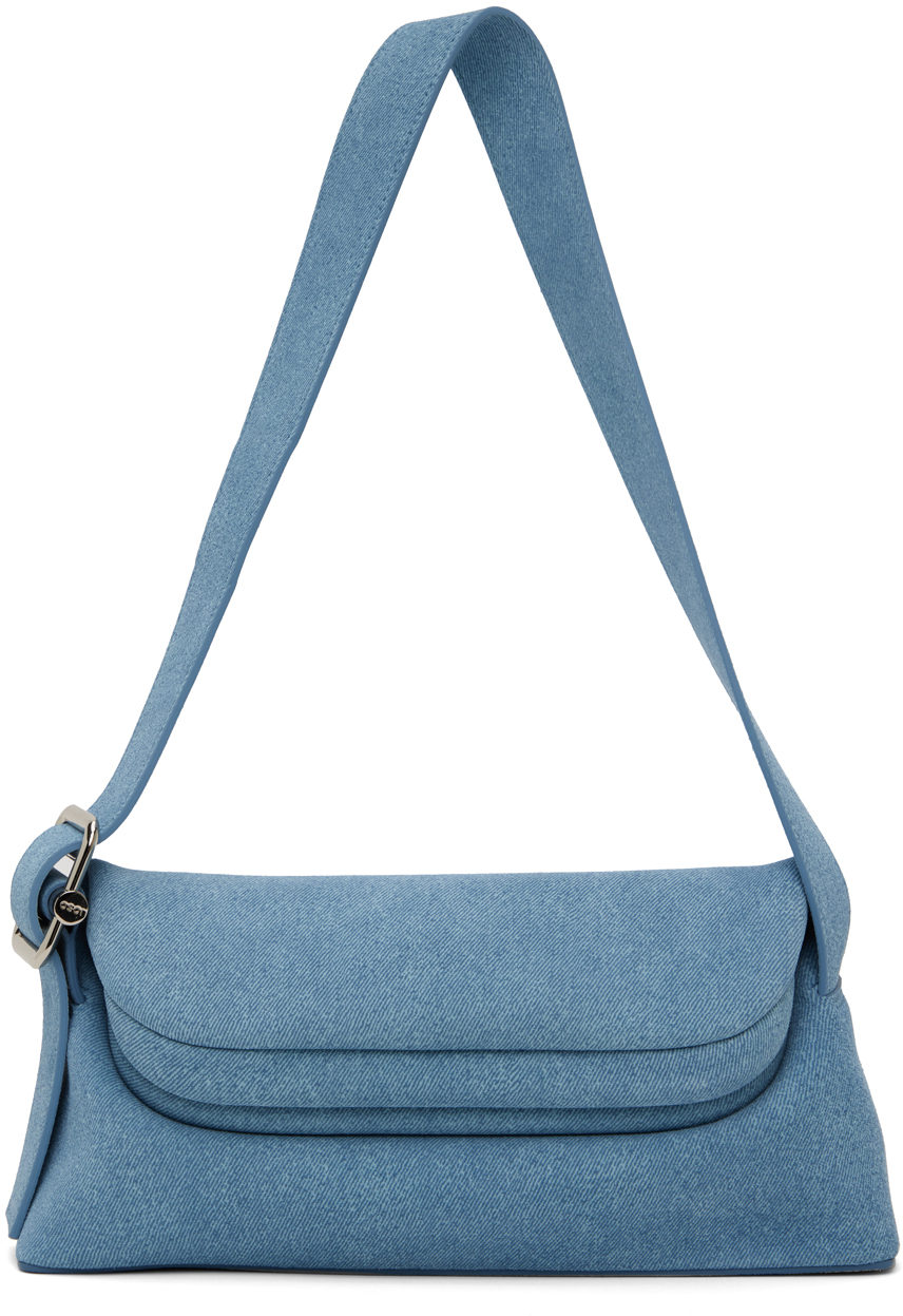 Osoi Blue Folder Brot Bag In Denim Sky