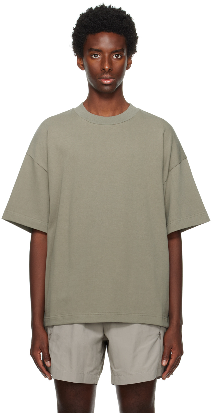 khaki oversized t shirt
