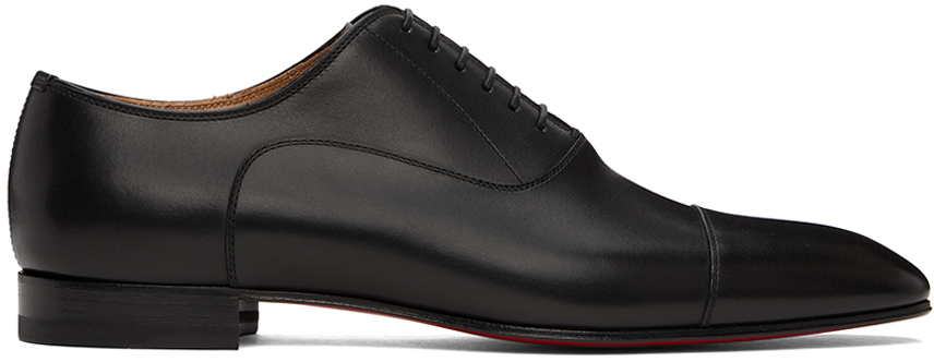 Christian Louboutin Black Greggo Oxfords