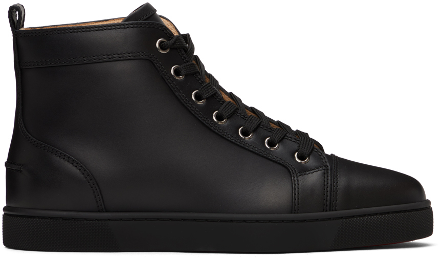 Christian Louboutin: Black Louis Sneakers | SSENSE