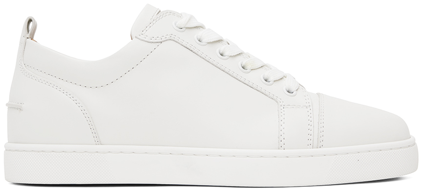 Christian Louboutin: White Louis Junior Sneakers | SSENSE