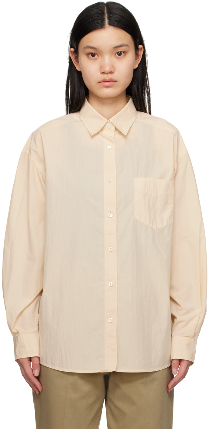 Beige Sunné Shirt by Nothing Written on Sale