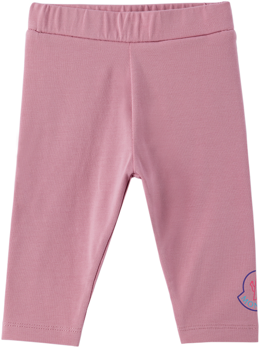 Hot Pink Cotton Lycra Leggings