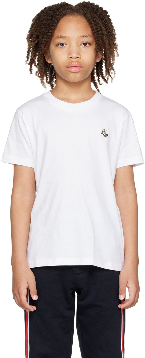 White moncler hot sale tshirt