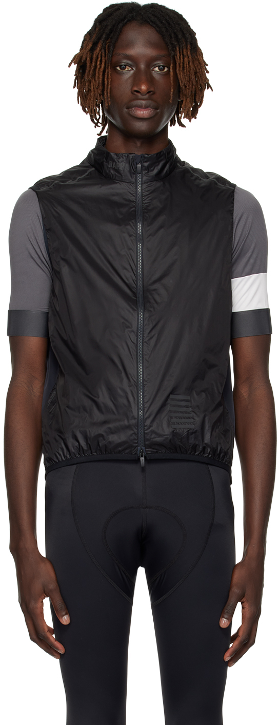 Black Paneled Vest