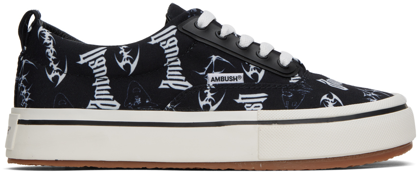 AMBUSH Black & White Vulcanized Sneakers