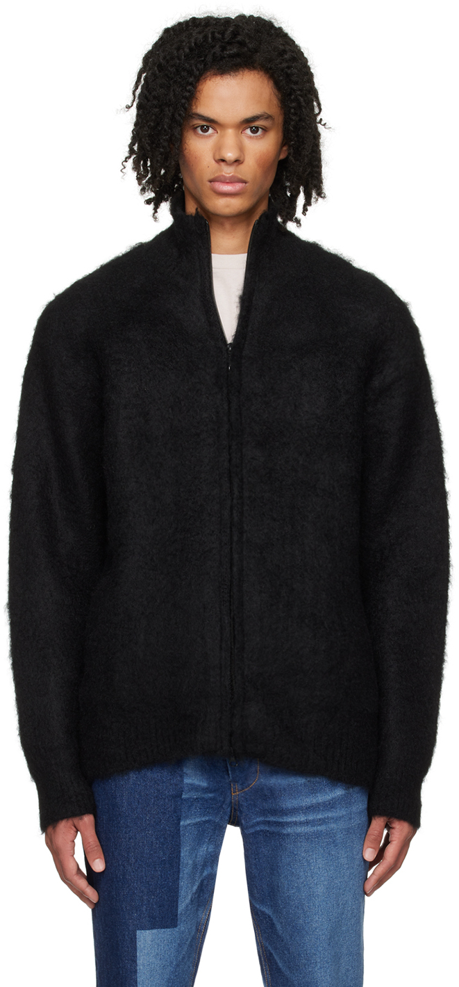 Black Zipped Cardigan by NEEDLES on Sale
