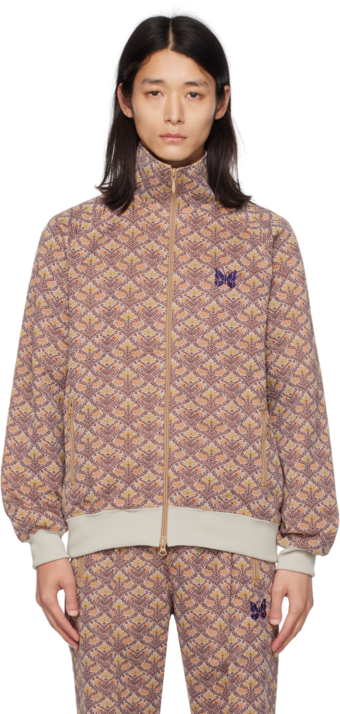 NEEDLES BEIGE JACQUARD JACKET