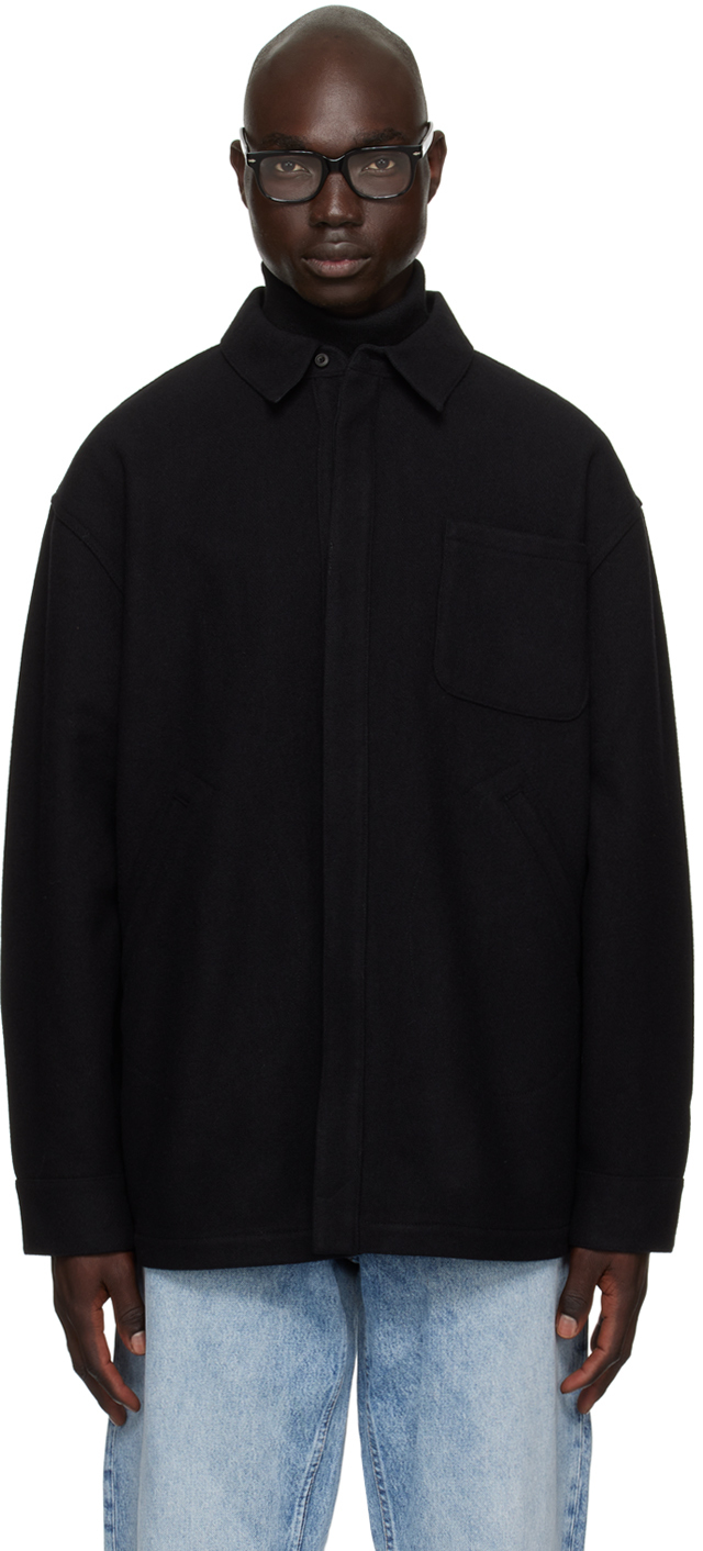 Black Relaxed-Fit Jacket