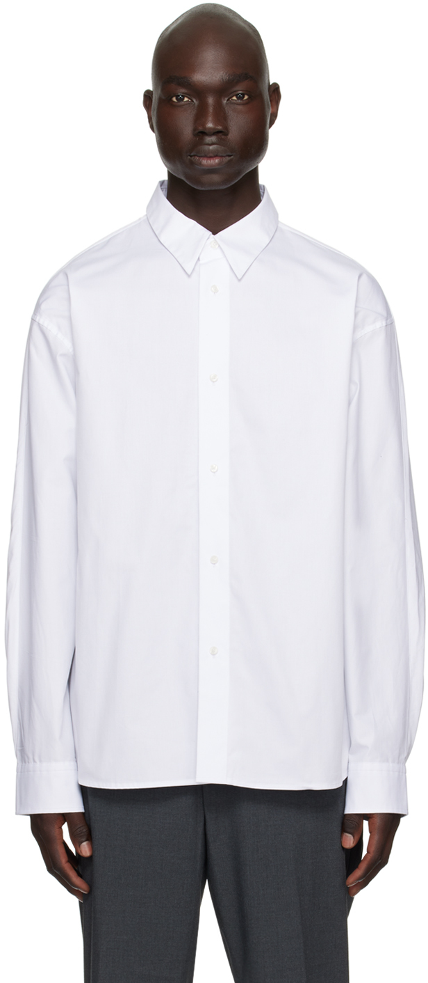 Calvin Klein: White Oversized Shirt | SSENSE