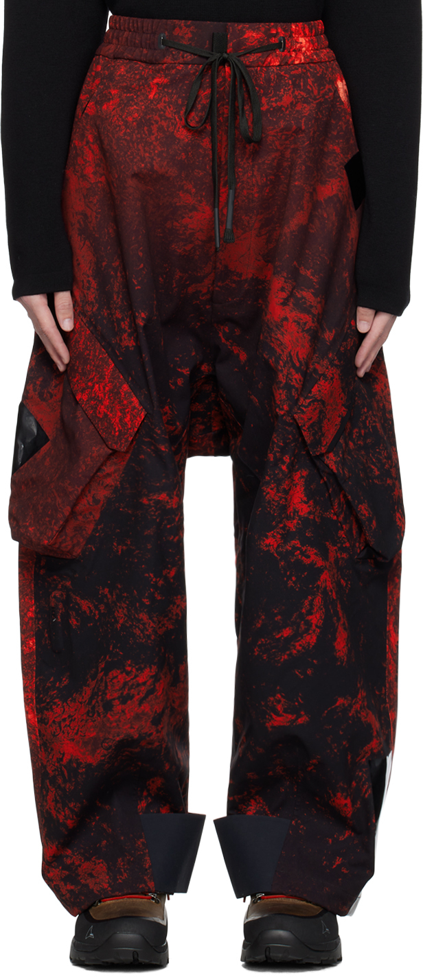 Shop Templa Red Catalyst Os Cargo Pants In Thermal-tide_m