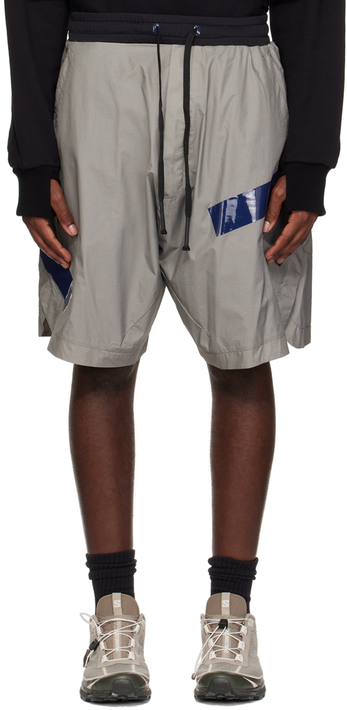 Templa Gray Baller Shorts In Slate