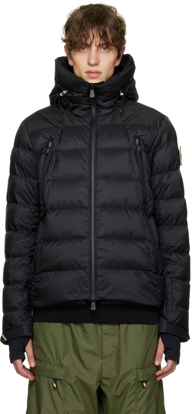 Moncler Camurac Quilted Down Ski Jacket In Black