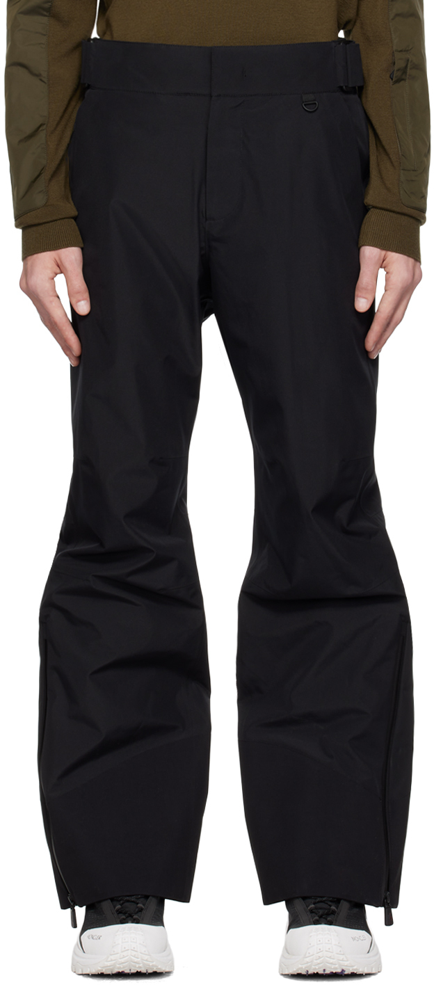 Shop Moncler Black Ski Trousers In 999 Black