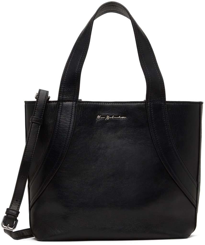 Black Small Crinkle Tote