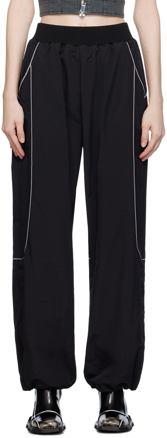 Black Track Trousers