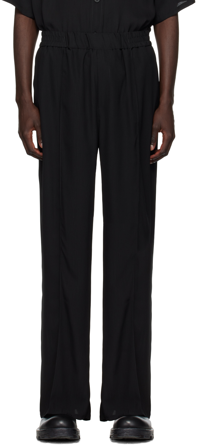 Black Oversized Loose Trousers
