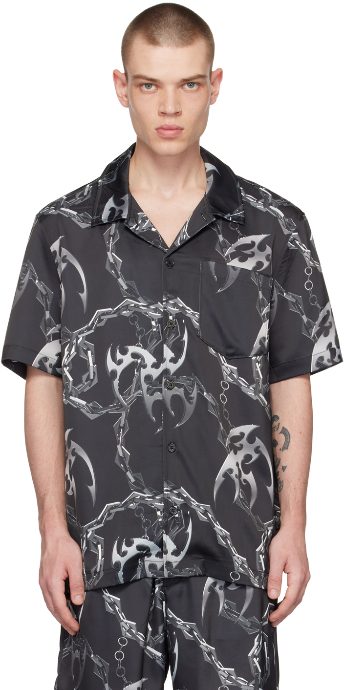 Black Chain Shirt
