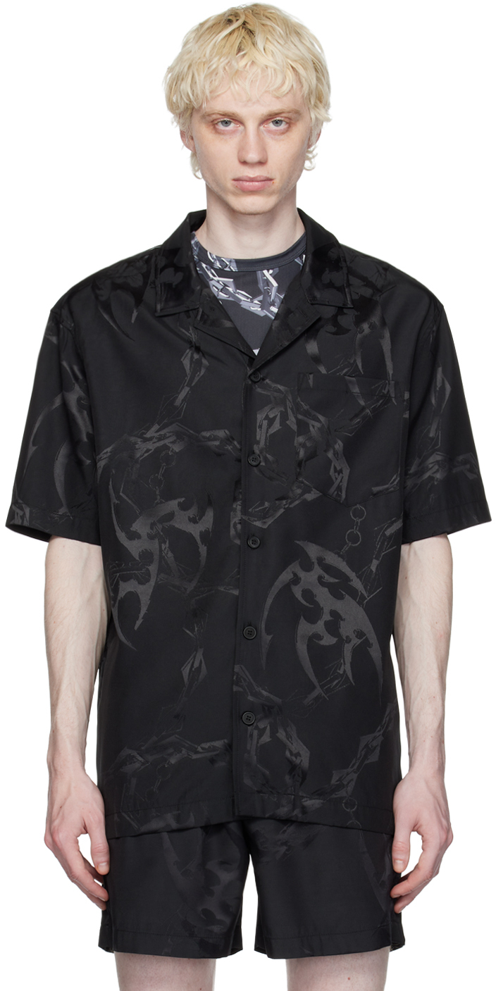 Black Jacquard Shirt
