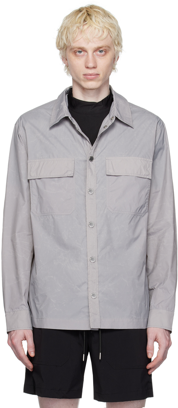 Han Kjobenhavn Grey Patch Pocket Shirt In Grey