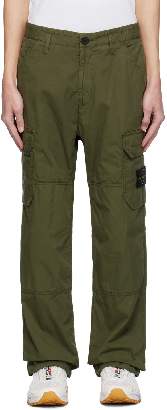 Green Comfort Cargo Pants