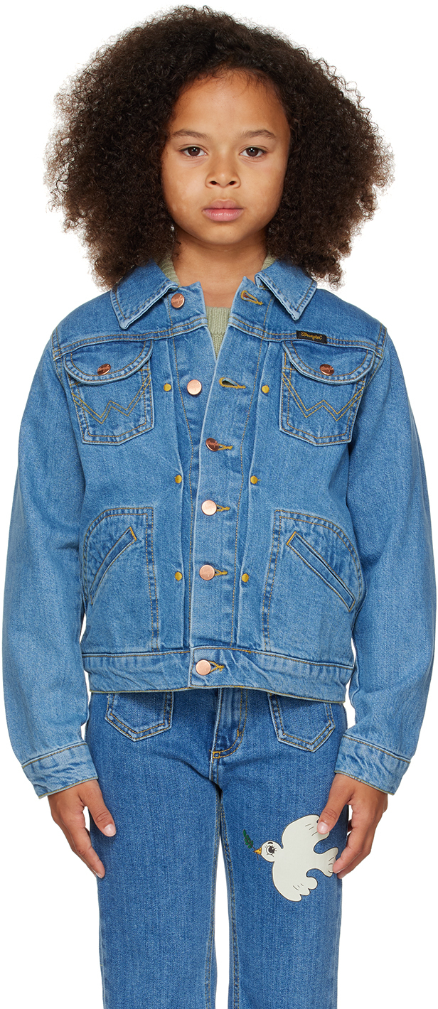 Vintage WRANGLER Men Denim Trucker Jacket Coat Size M | eBay