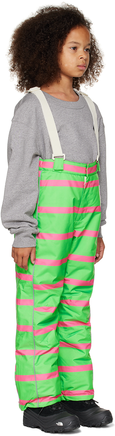 Shop Mini Rodini Kids Green Panda Snow Pants