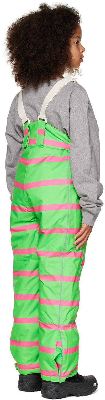 Shop Mini Rodini Kids Green Panda Snow Pants