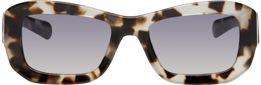 Flatlist Eyewear Tortoiseshell Norma Sunglasses In Smoked Havana Vinatg