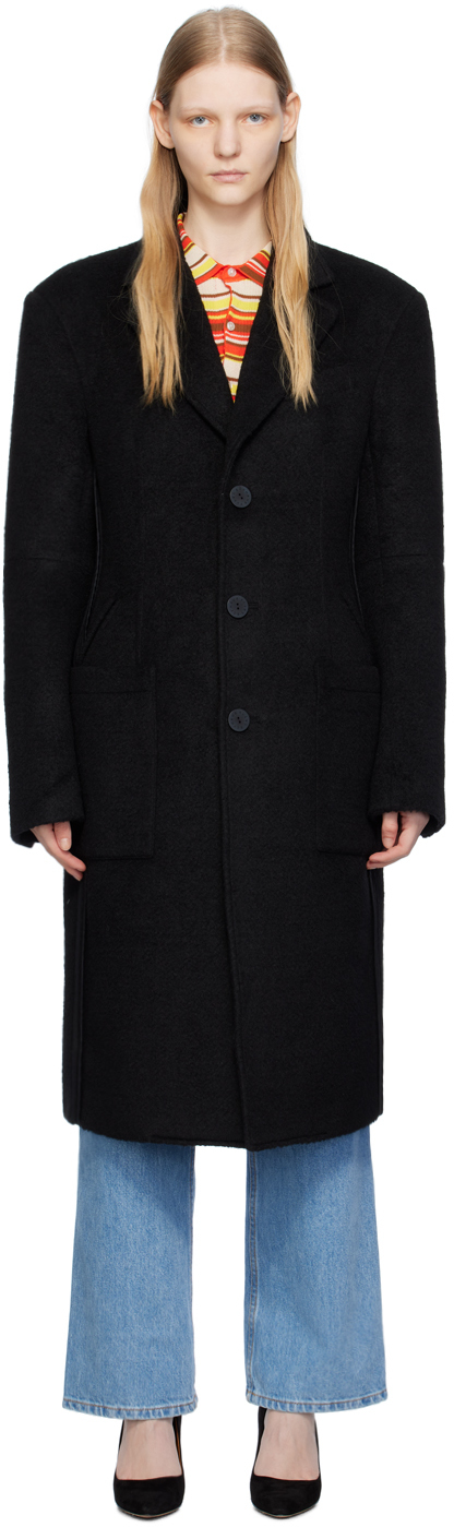 Black Form Coat
