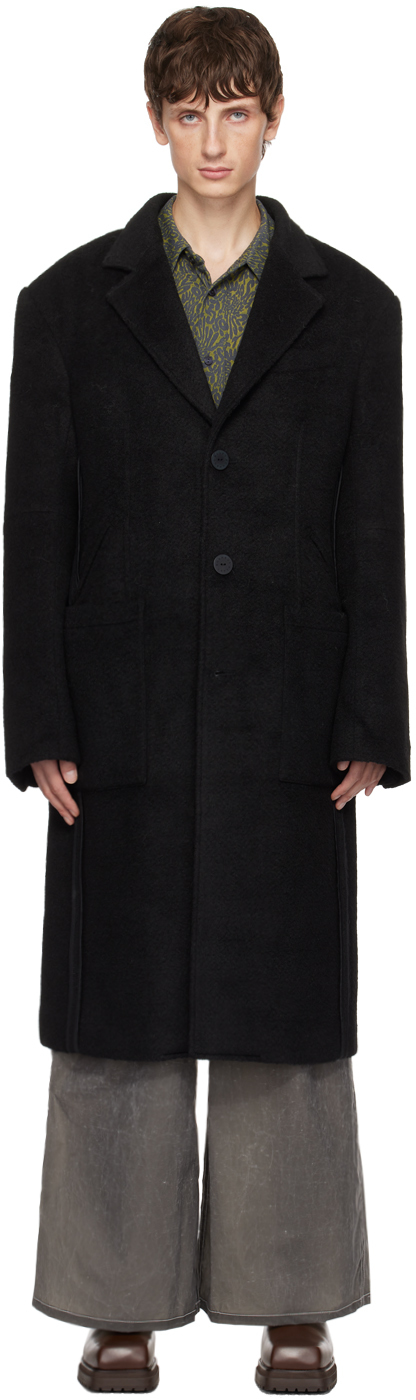 Black Form Coat