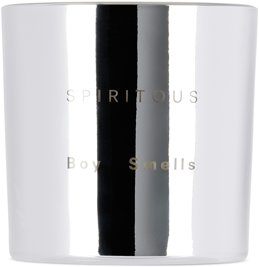 Boy Smells Spiritous Magnum Candle In Silver