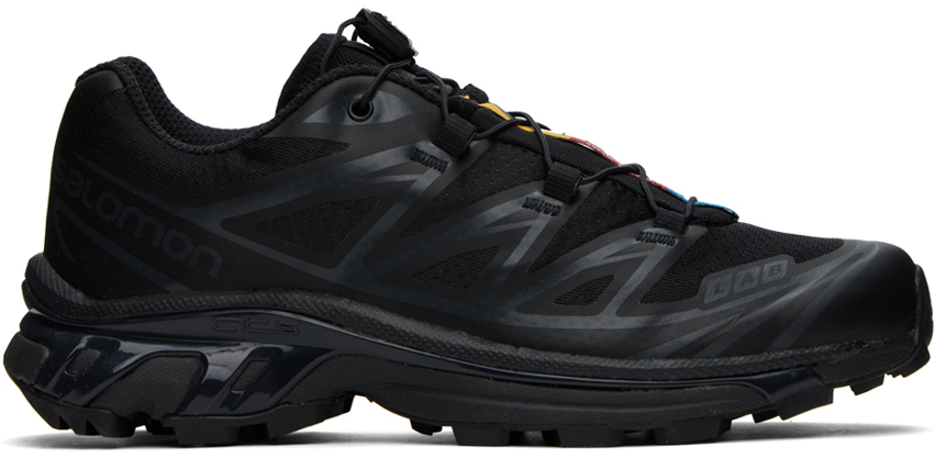 Salomon: Black XT-6 Sneakers