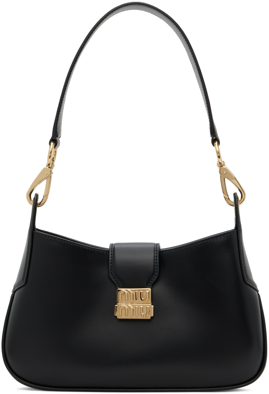 Miu Miu Black Leather Bag SSENSE Canada