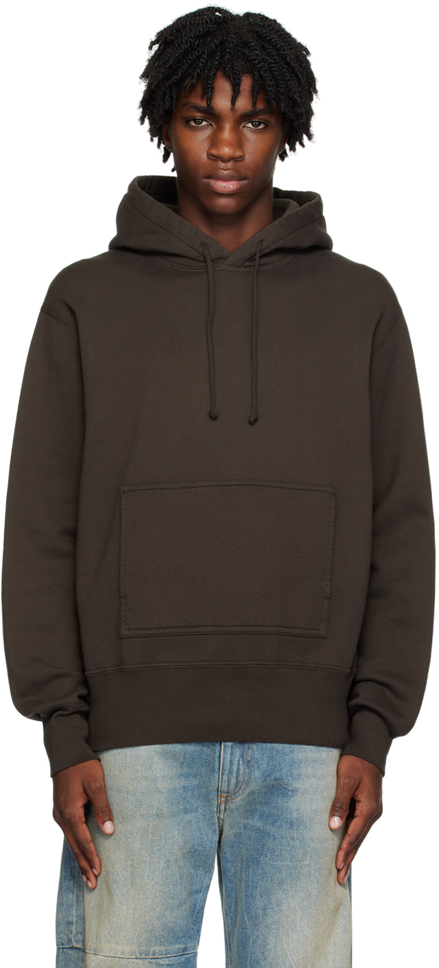 Lady White Co.: Brown LWC Hoodie | SSENSE